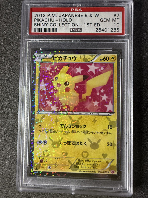 Pikachu Holo SC 7 1st Edition PSA 10