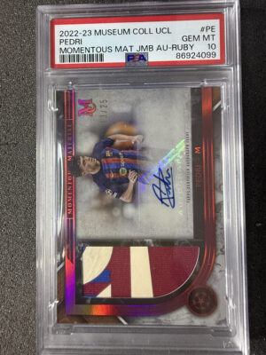 IMG_3167 - 2022-23 Topps Museum Collection UCL Momentous Materials Jumbo Au-Ruby _25 Pedri Auto Patch PSA 10 POP 1 2022-23 Topps Museum Collection UCL Momentous Materials Jumbo Au-Ruby /25 Pedri Auto Patch PSA 10 POP 1