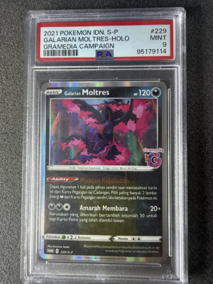 IMG_3183 - Galarian Moltres S-P 229 Gramedia Campaign PSA 9 Galarian Moltres S-P 229 Gramedia Campaign PSA 9