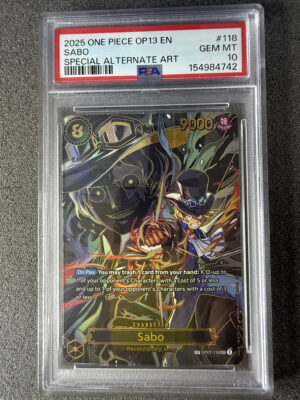 Sabo (OP13-118) OP07 Special Alternate Art PSA 10
