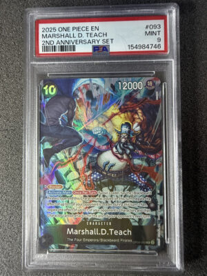 Marshall.D.Teach (OP09-093) 2nd Anniversary Set PSA 9