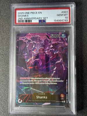 Shanks (OP09-001) 2nd Anniversary Set PSA 10