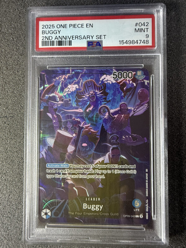 Buggy (OP09-042) 2nd Anniversary Set PSA 9
